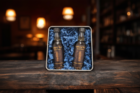 Colliery No2 rum gift tin with brighter lighting