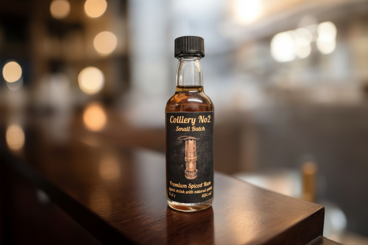 Colliery No2 Spiced Rum miniature brought forward