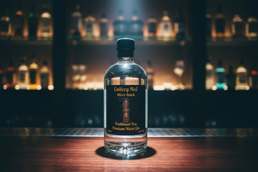 Colliery No2 Welsh Gin in bar setting