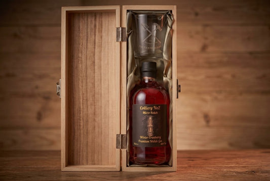 Wooden Cased Colliery No2 Gin & Spirit Glass Gift Set